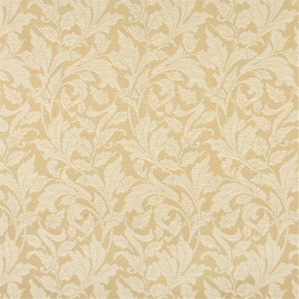 Designer Fabrics F601 54 in. Wide Beige; Floral Leaf Outdoor; Indoor; Marine Scotchgarded Fabric F601 - main